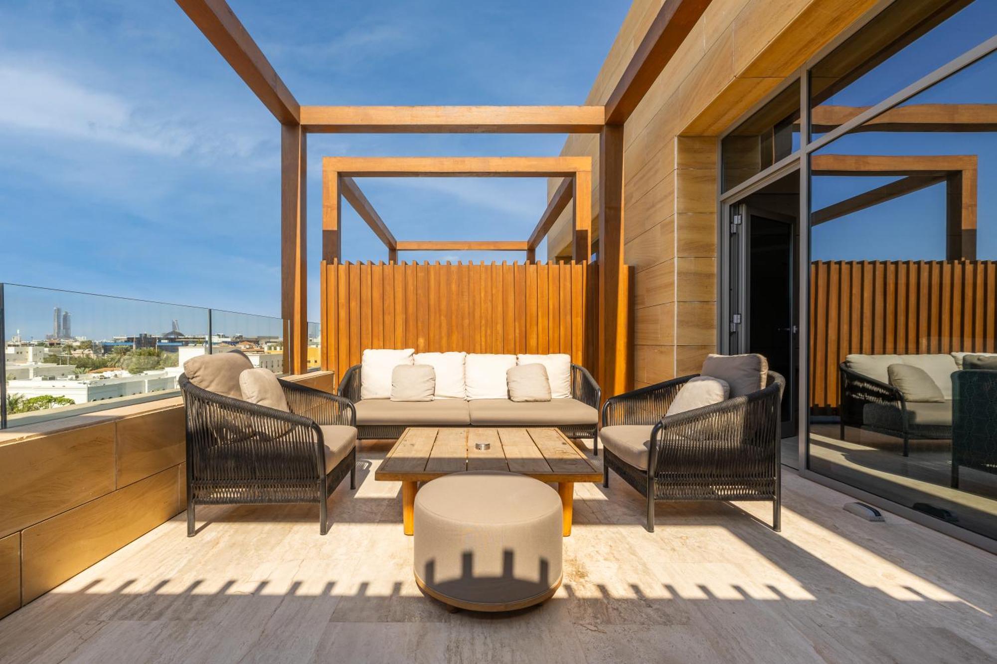 Shirvan Hotel City Yard Джидда Екстер'єр фото The Terrace